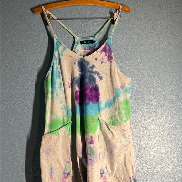 Tie-Dye Sleeveless Jumpsuit - Picture 4 of 7